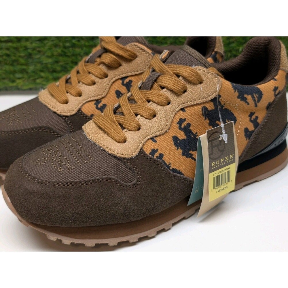 Roper Casual Shoes Womens Giddy Up Bronc Tan 09-021-1797-3565 Size 7 NWOB